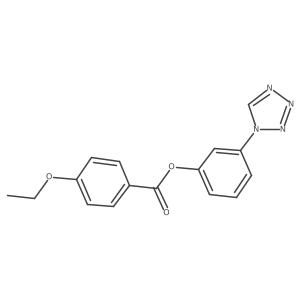 3-(1H-tetrazol-1-yl)phenyl 4-ethoxybenzoate Structure