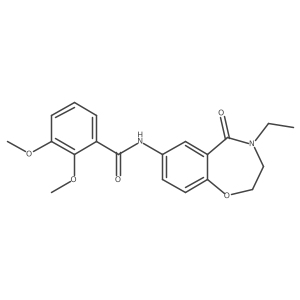 N-(4-ethyl-5-oxo-2,3,4,5-tetrahydro-1,4-benzoxazepin-7-yl)-2,3-dimethoxybenzamide Structure