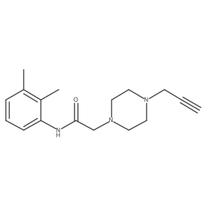 N-(2,3-dimethylphenyl)-2-[4-(prop-2-yn-1-yl)piperazin-1-yl]acetamide结构式