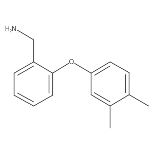 2-(3,4-Dimethylphenoxy)benzenemethanamine结构式
