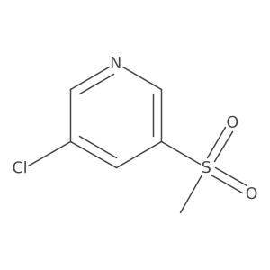 3-Chloro-5-(methylsulfonyl)pyridine Structure