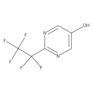 2-(Perfluoroethyl)pyrimidin-5-ol Structure