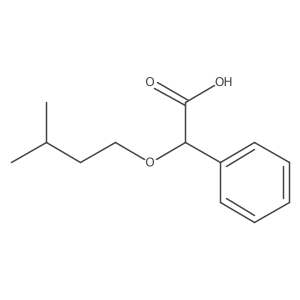 2-(3-Methylbutoxy)-2-phenylacetic acid Structure