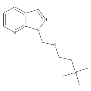 1-(2-trimethylsilanylethoxymethyl)-1H-pyrazolo[3,4-b]pyridine Structure
