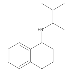 N-(3-methylbutan-2-yl)-1,2,3,4-tetrahydronaphthalen-1-amine Structure