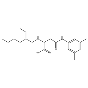 4-((3,5-Dimethylphenyl)amino)-2-((2-ethylhexyl)amino)-4-oxobutanoic acid Structure