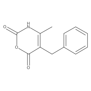 5-benzyl-4-methyl-3H-1,3-oxazine-2,6-dione结构式