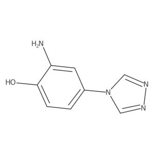 Nc1cc(-n2cnnc2)ccc1O结构式