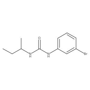 1-(3-Bromophenyl)-3-(sec-butyl)urea结构式