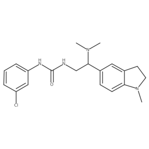 1-(3-Chlorophenyl)-3-(2-(dimethylamino)-2-(1-methylindolin-5-yl)ethyl)urea Structure