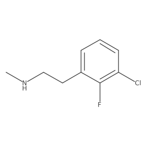 [2-(3-Chloro-2-fluorophenyl)ethyl](methyl)amine结构式