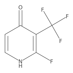 2-Fluoro-4-hydroxy-3-(trifluoromethyl)pyridine Structure
