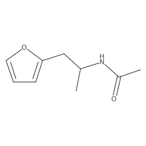 N-(1-(furan-2-yl)propan-2-yl)acetamide结构式