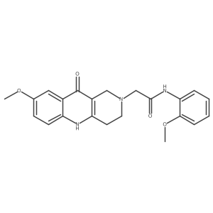2-(8-methoxy-10-oxo-3,4-dihydrobenzo[b][1,6]naphthyridin-2(1H,5H,10H)-yl)-N-(2-methoxyphenyl)acetamide结构式