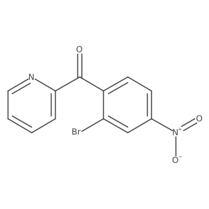 2-(2-Bromo-4-nitrobenzoyl)pyridine Structure