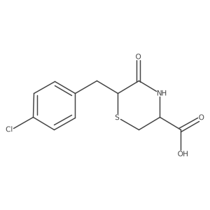 6-(4-Chlorobenzyl)-5-oxothiomorpholine-3-carboxylic acid Structure