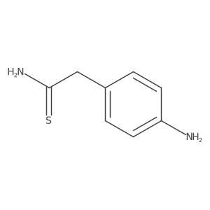 2-(4-Aminophenyl)ethanethioamide Structure
