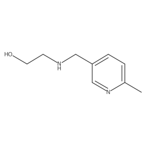 2-{[(6-Methylpyridin-3-yl)methyl]amino}ethan-1-ol Structure