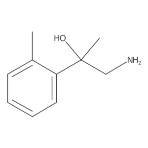 1-Amino-2-(2-methylphenyl)propan-2-ol结构式