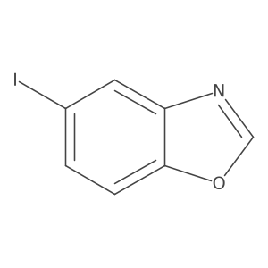 Benzoxazole, 5-iodo-结构式