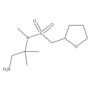 2-Furanmethanesulfonamide, N-(2-amino-1,1-dimethylethyl)tetrahydro-N-methyl-结构式