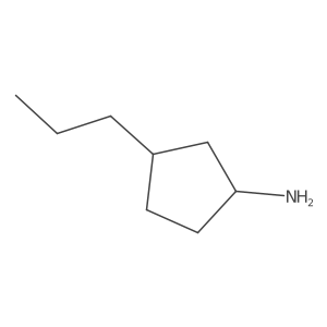 3-Propylcyclopentan-1-amine结构式