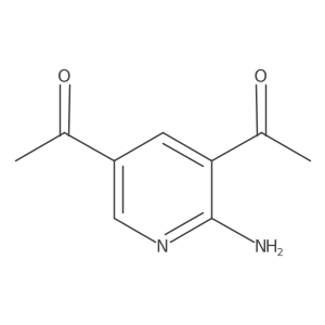 1-(5-Acetyl-2-aminopyridin-3-YL)ethanone Structure