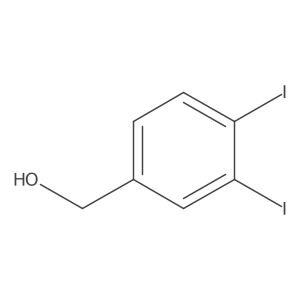 (3,4-Diiodophenyl)methanol Structure