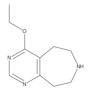 4-Ethoxy-6,7,8,9-tetrahydro-5H-pyrimido[4,5-d]azepine结构式