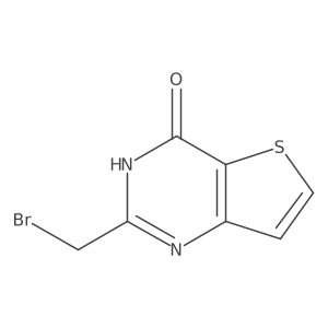 2-(Bromomethyl)-3H-thieno[3,2-d]pyrimidin-4-one Structure