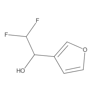 2,2-Difluoro-1-(furan-3-yl)ethan-1-ol Structure