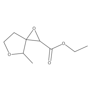 Ethyl 4-methyl-1,5-dioxaspiro[2.4]heptane-2-carboxylate Structure
