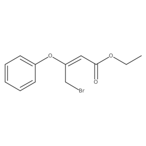 Ethyl 4-bromo-3-phenoxy-2-butenoate Structure