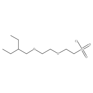 2-[2-(2-Ethylbutoxy)ethoxy]ethane-1-sulfonyl chloride结构式