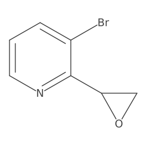 3-Bromo-2-(oxiran-2-yl)pyridine Structure
