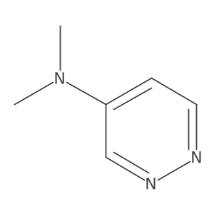 N,N-dimethylpyridazin-4-amine结构式