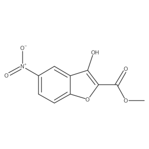 Methyl3-hydroxy-5-nitrobenzofuran-2-carboxylate Structure