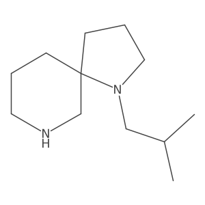 1-(2-Methylpropyl)-1,7-diazaspiro[4.5]decane Structure