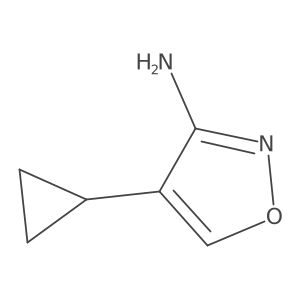 4-Cyclopropyl-1,2-oxazol-3-amine Structure