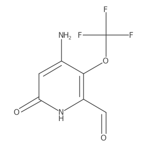 4-Amino-6-hydroxy-3-(trifluoromethoxy)picolinaldehyde Structure