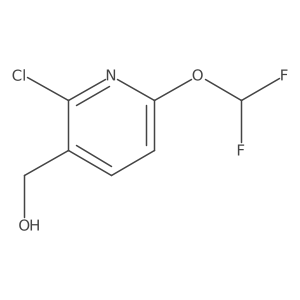 (2-Chloro-6-(difluoromethoxy)pyridin-3-yl)methanol结构式