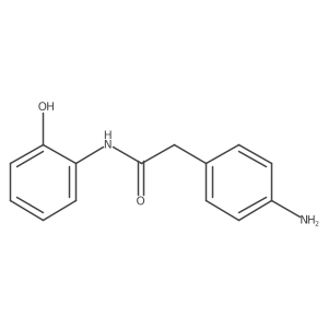 2-(4-aminophenyl)-N-(2-hydroxyphenyl)acetamide Structure