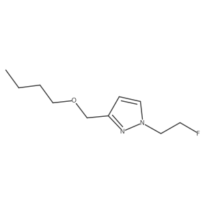 3-(butoxymethyl)-1-(2-fluoroethyl)-1H-pyrazole Structure