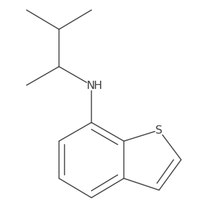 N-(3-methylbutan-2-yl)-1-benzothiophen-7-amine Structure