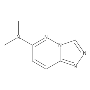 N,N-dimethyl-[1,2,4]triazolo[4,3-b]pyridazin-6-amine结构式