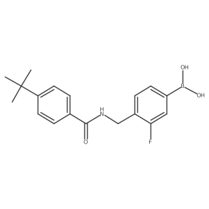 (4-((4-(Tert-butyl)benzamido)methyl)-3-fluorophenyl)boronic acid Structure
