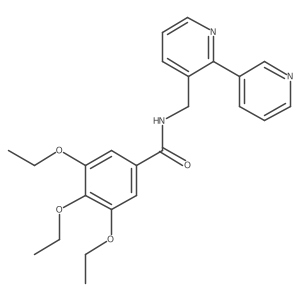 N-([2,3'-bipyridin]-3-ylmethyl)-3,4,5-triethoxybenzamide结构式