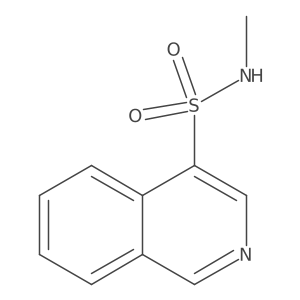 N-methylisoquinoline-4-sulfonamide结构式