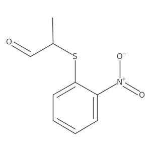 2-[(2-Nitrophenyl)sulfanyl]propanal Structure