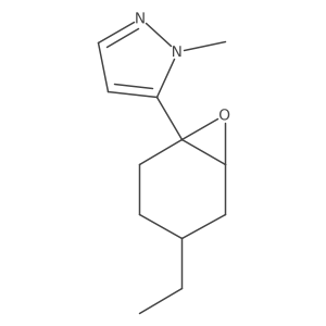 5-{4-ethyl-7-oxabicyclo[4.1.0]heptan-1-yl}-1-methyl-1H-pyrazole Structure